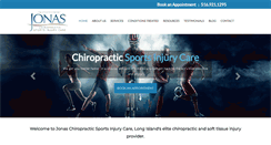 Desktop Screenshot of jonaschiropractic.com