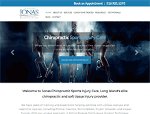 Tablet Screenshot of jonaschiropractic.com